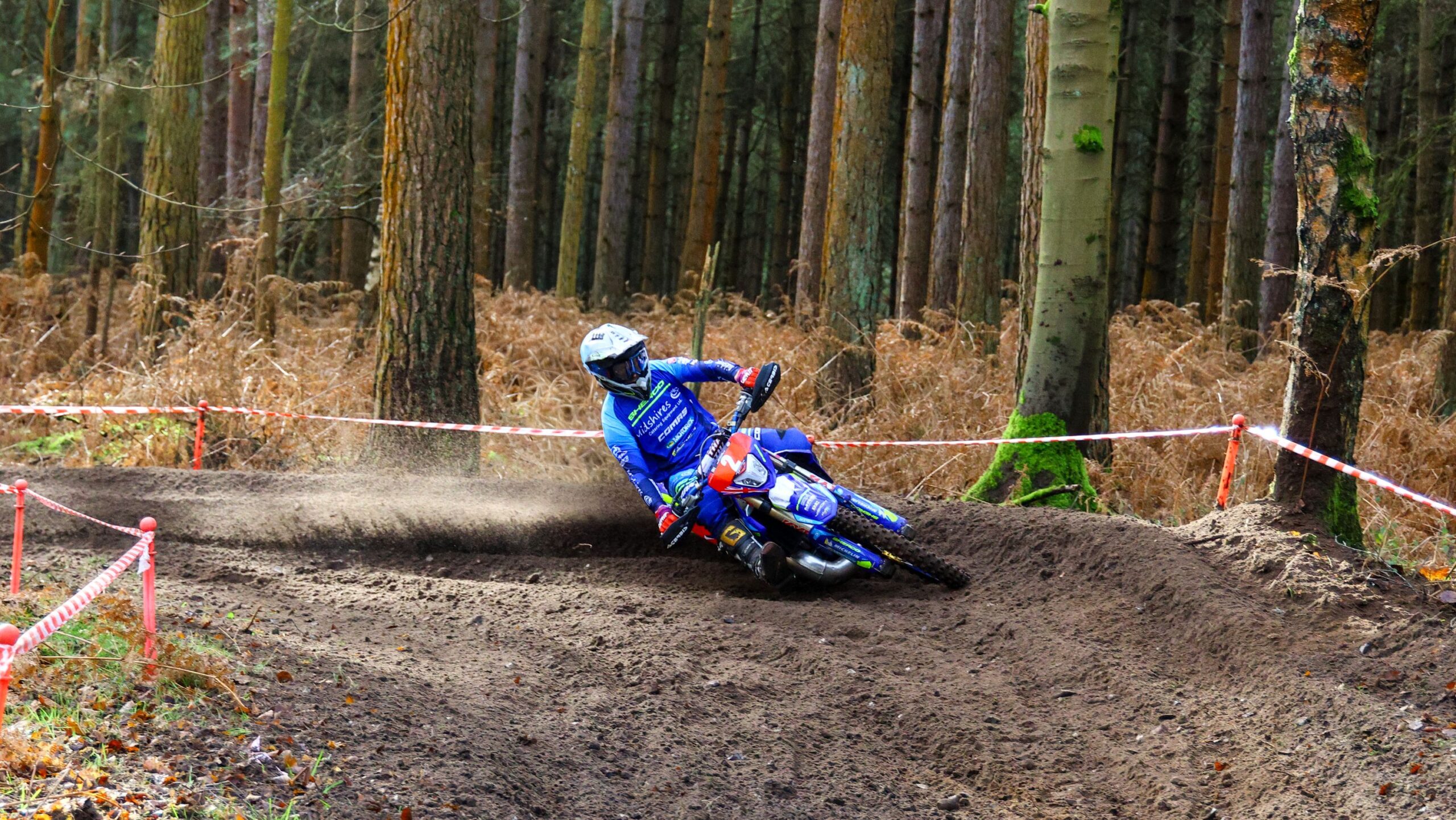 Charlie Chater finishes third in the 2026 Santon Enduro
