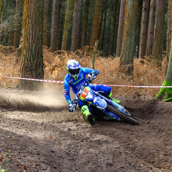 Steve Holcombe wins the 2026 Santon Enduro during Sherco UK debut