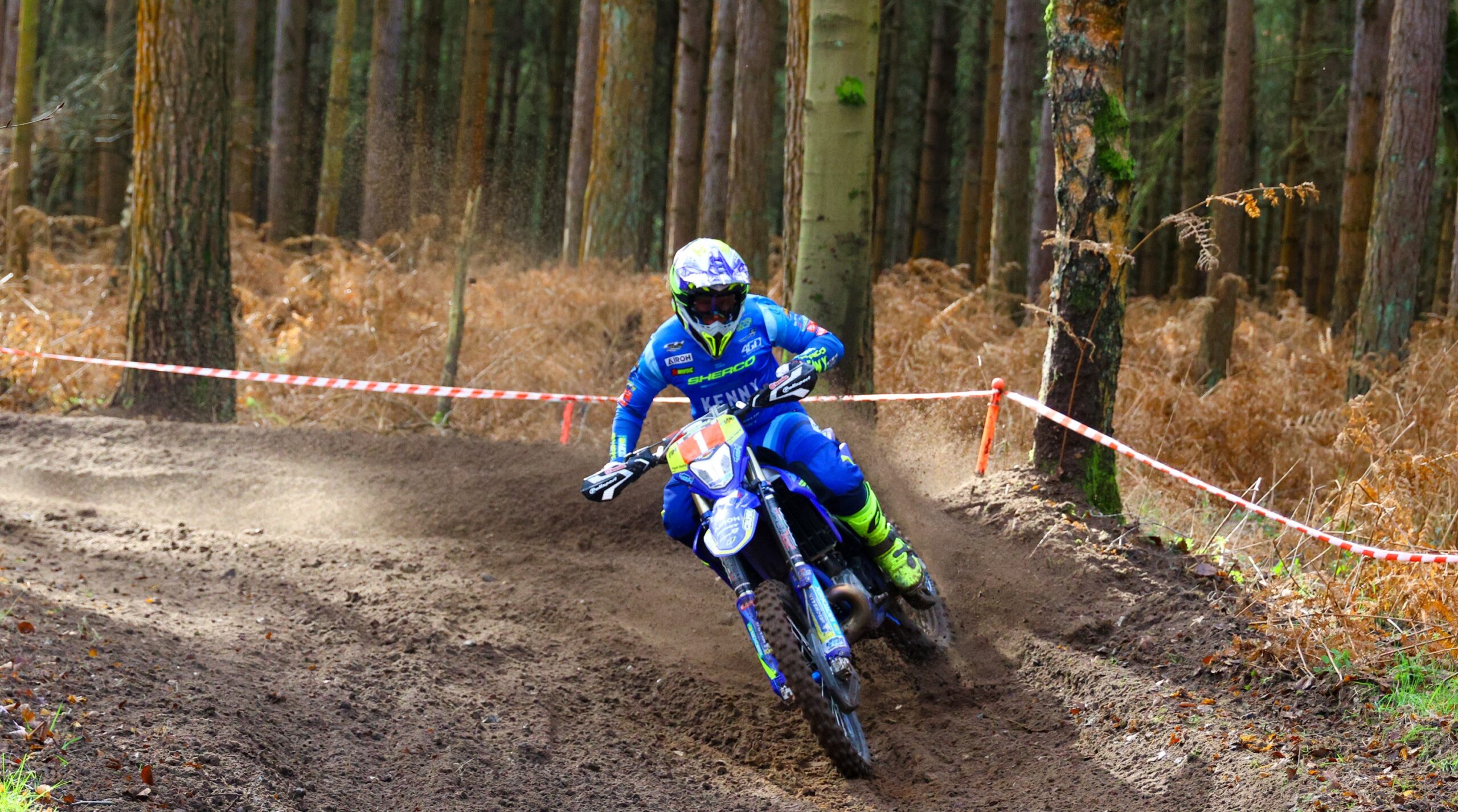 Steve Holcombe wins the 2026 Santon Enduro during Sherco UK debut
